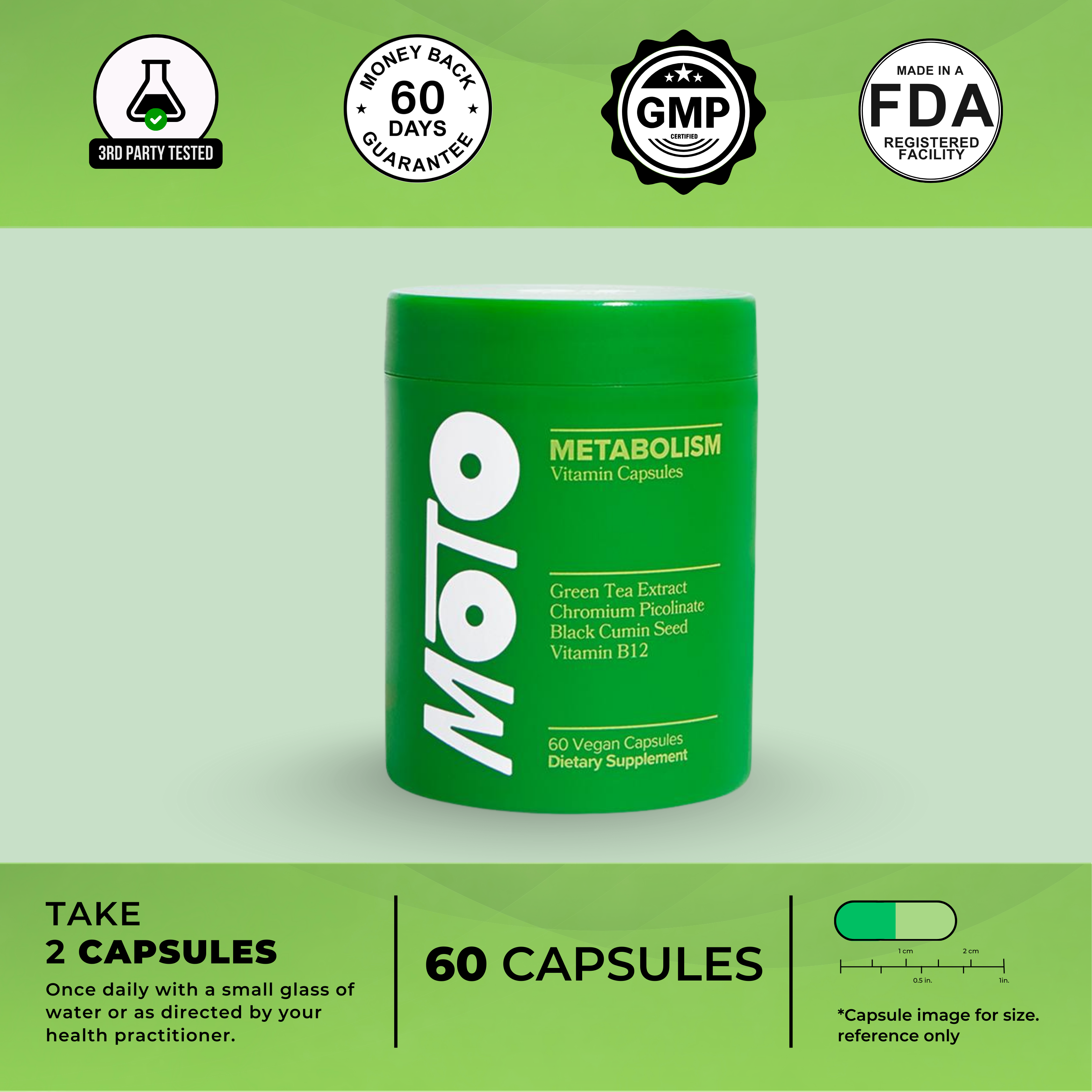 ARVI Metabolism+ Boosting Capsules Three Pack